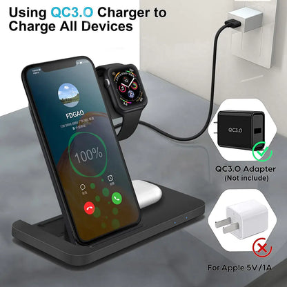 Wireless Fast Charger Dock Station